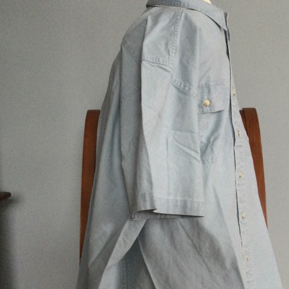 L.L.Bean Sunwashed Canvas Shirt SS . New In packaging - Picture 14 of 16